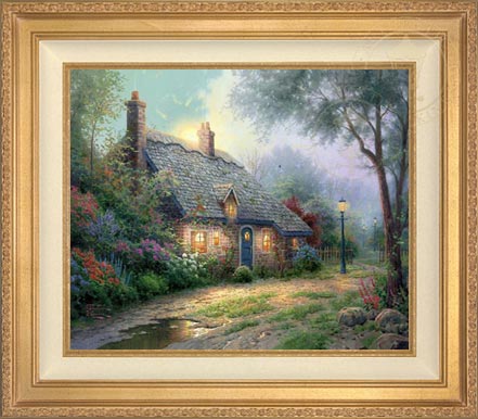 Moonlight Cottage, by Thomas Kinkade