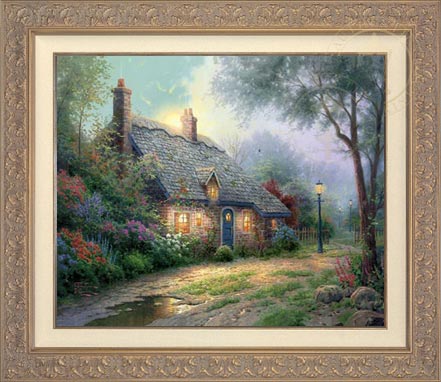 Moonlight Cottage, by Thomas Kinkade