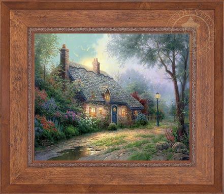 Moonlight Cottage, by Thomas Kinkade