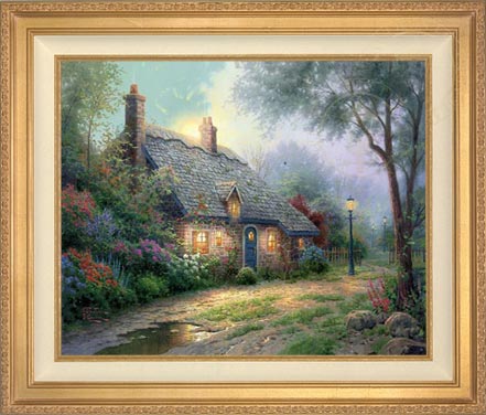 Moonlight Cottage, by Thomas Kinkade