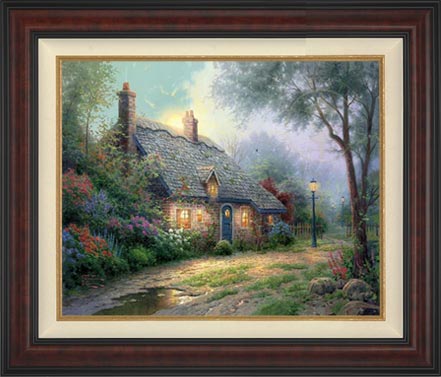 Moonlight Cottage, by Thomas Kinkade