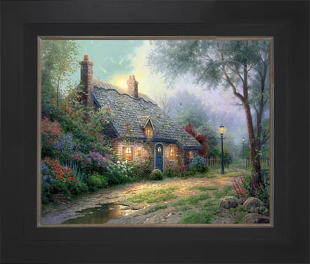 Moonlight Cottage, by Thomas Kinkade