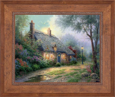 Moonlight Cottage, by Thomas Kinkade