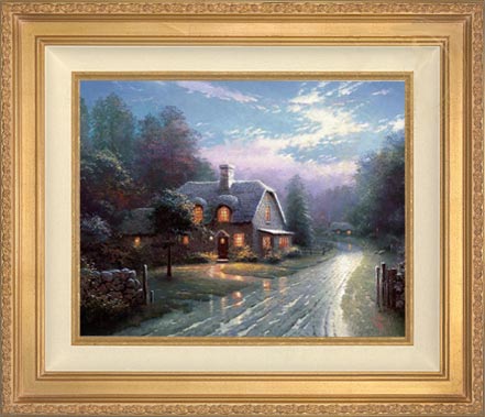Moonlight Lane, by Thomas Kinkade