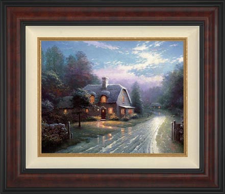 Moonlight Lane, by Thomas Kinkade