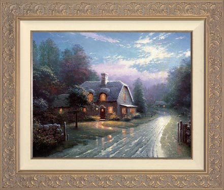 Moonlight Lane, by Thomas Kinkade