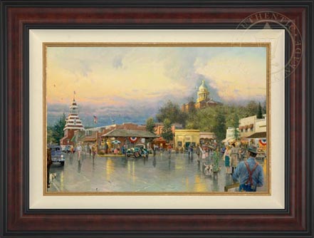 Main Street Courthouse, by Thomas Kinkade