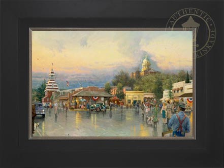 Main Street Courthouse, by Thomas Kinkade