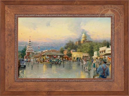 Main Street Courthouse, by Thomas Kinkade