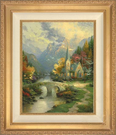 Mountain Chapel, The, by Thomas Kinkade