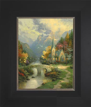 Mountain Chapel, The, by Thomas Kinkade