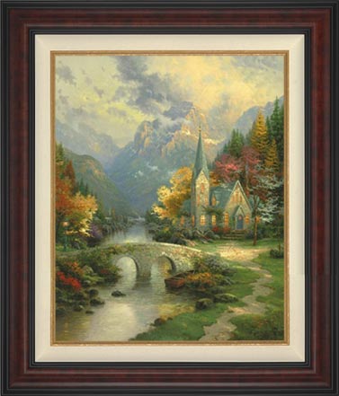 Mountain Chapel, The, by Thomas Kinkade