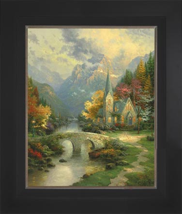 Mountain Chapel, The, by Thomas Kinkade