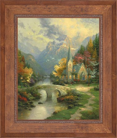 Mountain Chapel, The, by Thomas Kinkade