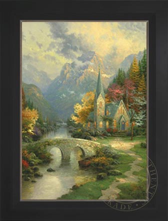 Mountain Chapel, The, by Thomas Kinkade
