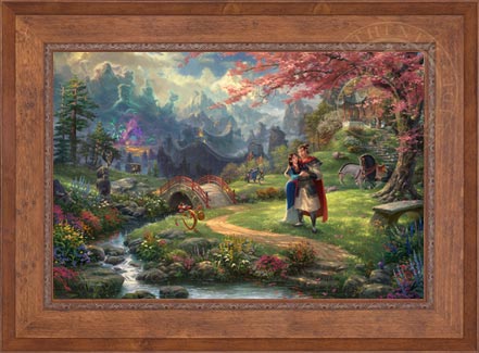 Mulan - Blossoms of Love, by Thomas Kinkade Studios