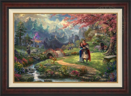 Mulan - Blossoms of Love, by Thomas Kinkade Studios
