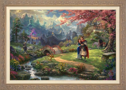 Mulan - Blossoms of Love, by Thomas Kinkade Studios