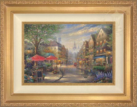 Munich Café, by Thomas Kinkade Studios