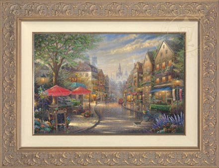 Munich Café, by Thomas Kinkade Studios