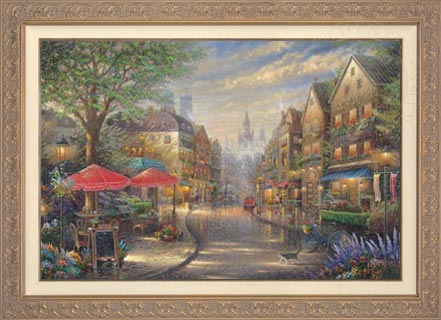 Munich Café, by Thomas Kinkade Studios