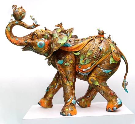 Bobby - Sculpture, by Nano Lopez