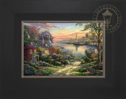 New England Harbor, by Thomas Kinkade Studios