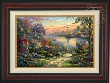 New England Harbor, by Thomas Kinkade Studios