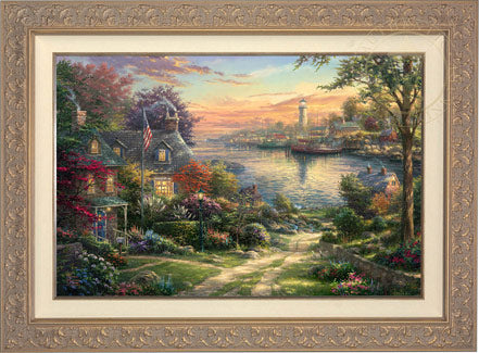 New England Harbor, by Thomas Kinkade Studios