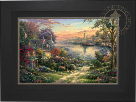 New England Harbor, by Thomas Kinkade Studios