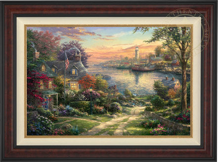 New England Harbor, by Thomas Kinkade Studios
