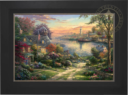 New England Harbor, by Thomas Kinkade Studios