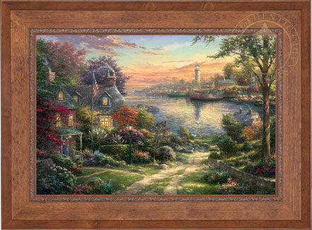 New England Harbor, by Thomas Kinkade Studios
