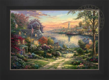 New England Harbor, by Thomas Kinkade Studios