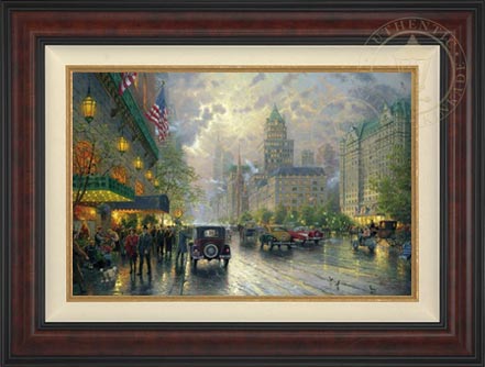 New York, Fifth Avenue, by Thomas Kinkade