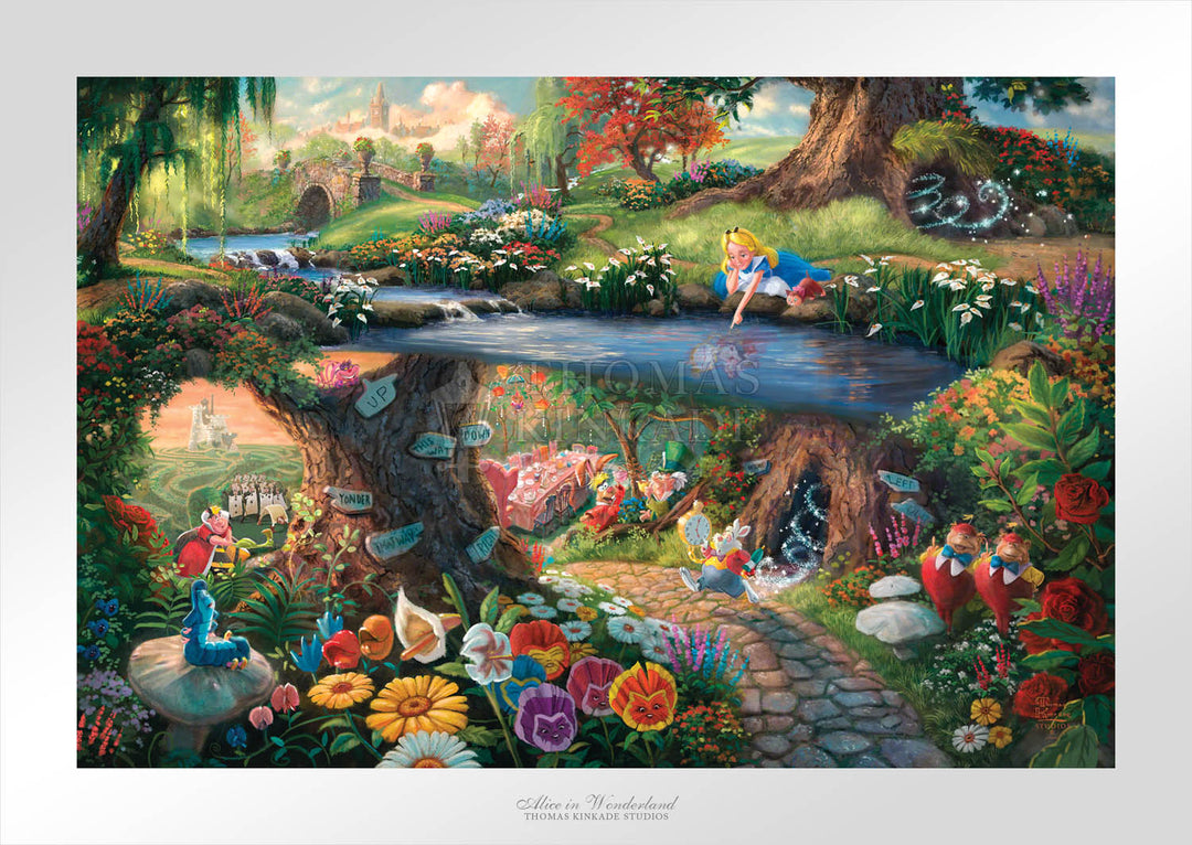 Alice in Wonderland - Limited Edition Art, by Thomas Kinkade Studios