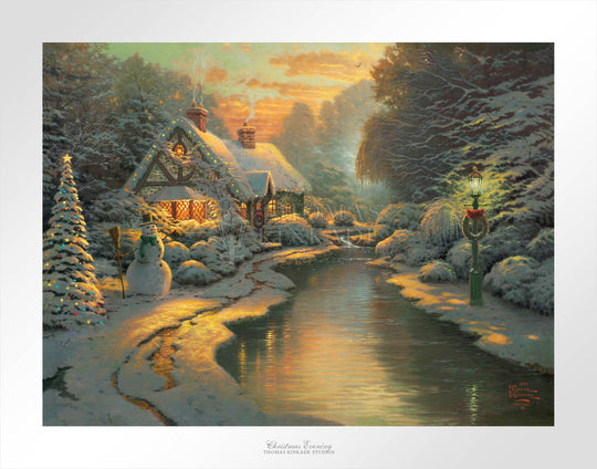 Christmas Evening, by Thomas Kinkade