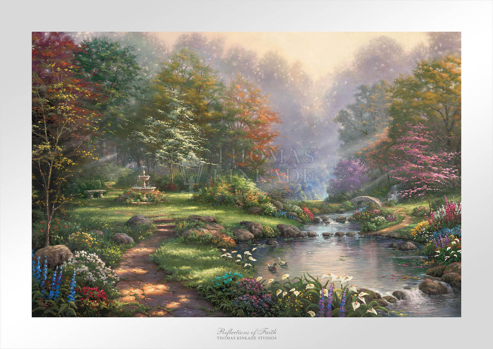 Reflections of Faith - Limited Edition Art, by Thomas Kinkade Studios