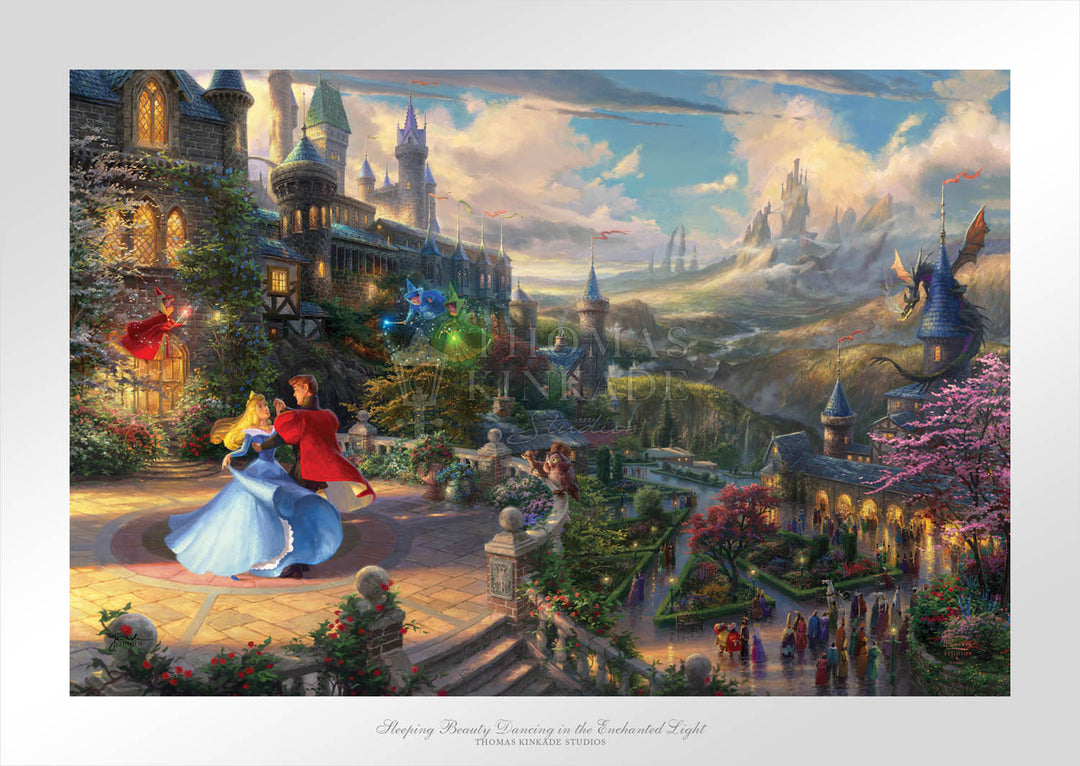 Sleeping Beauty Dancing in the Enchanted Light, by Thomas Kinkade Studios