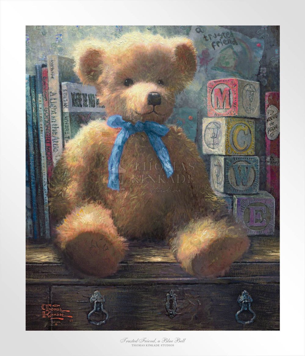 Trusted Friend, A, Blue Bell, by Thomas Kinkade