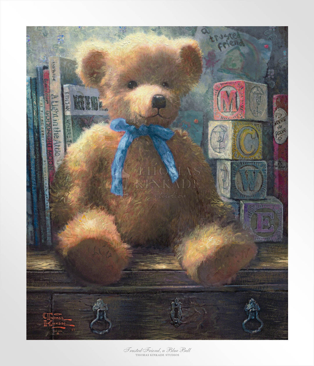 Trusted Friend, A, Blue Bell, by Thomas Kinkade