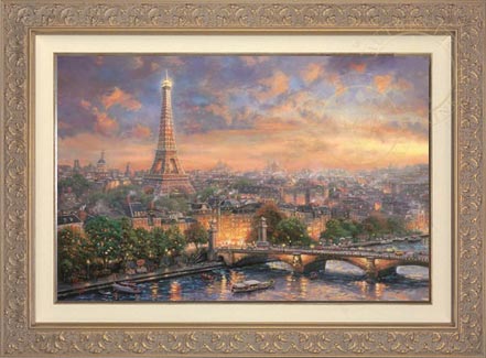 Paris, City of Love, by Thomas Kinkade Studios