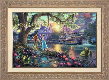 Princess and the Frog, The, by Thomas Kinkade