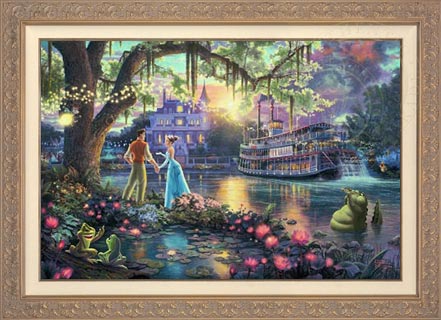 Princess and the Frog, The, by Thomas Kinkade