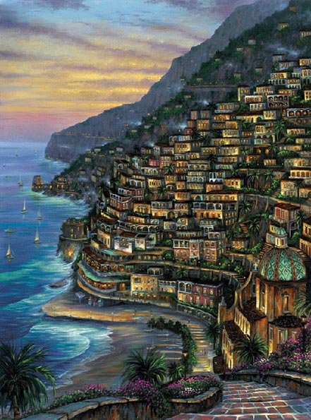 robert finale lights on positano