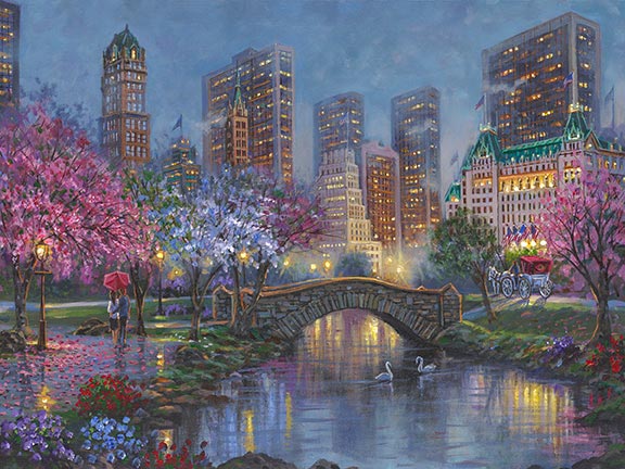 Robert Finale misty morning blossoms