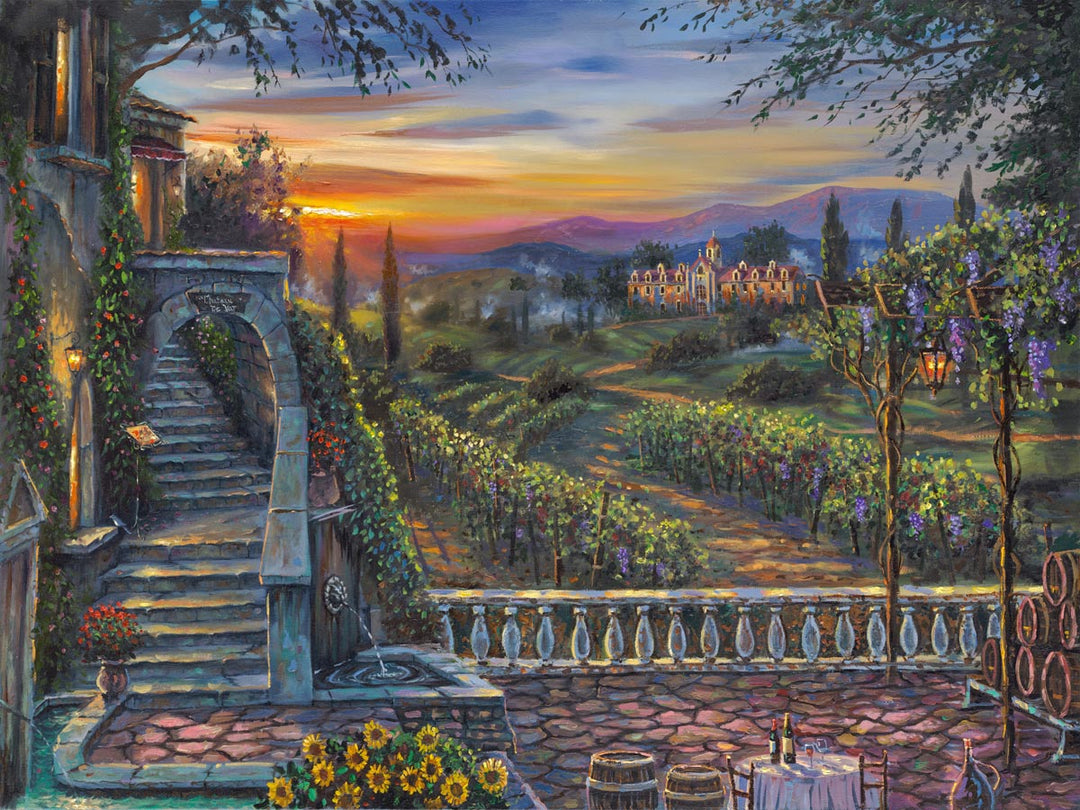 robert-finale-tuscan-sunset-original-painting