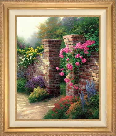Rose Garden, The, by Thomas Kinkade
