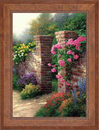 Rose Garden, The, by Thomas Kinkade