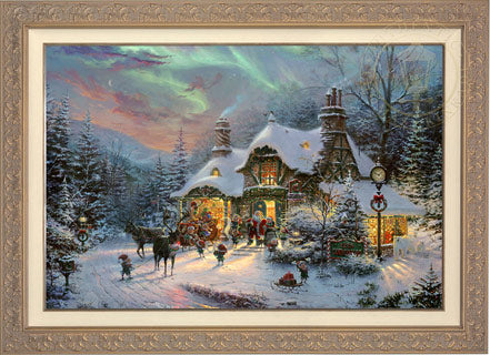 Santa's Night Before Christmas, by Thomas Kinkade Studios